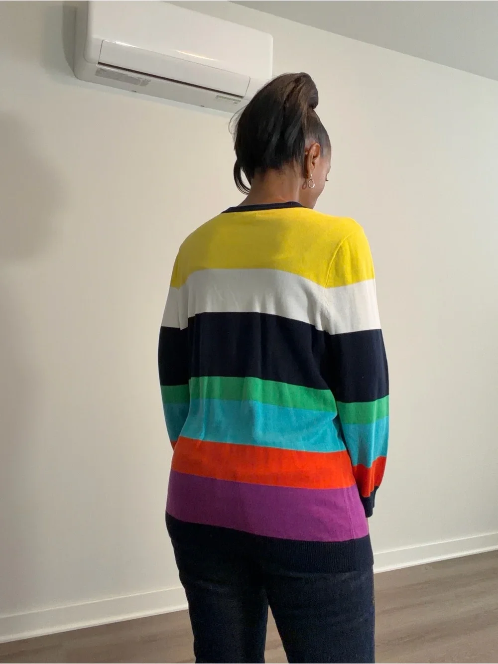 Chaps Color Block Sweater - Picture 3 of 4